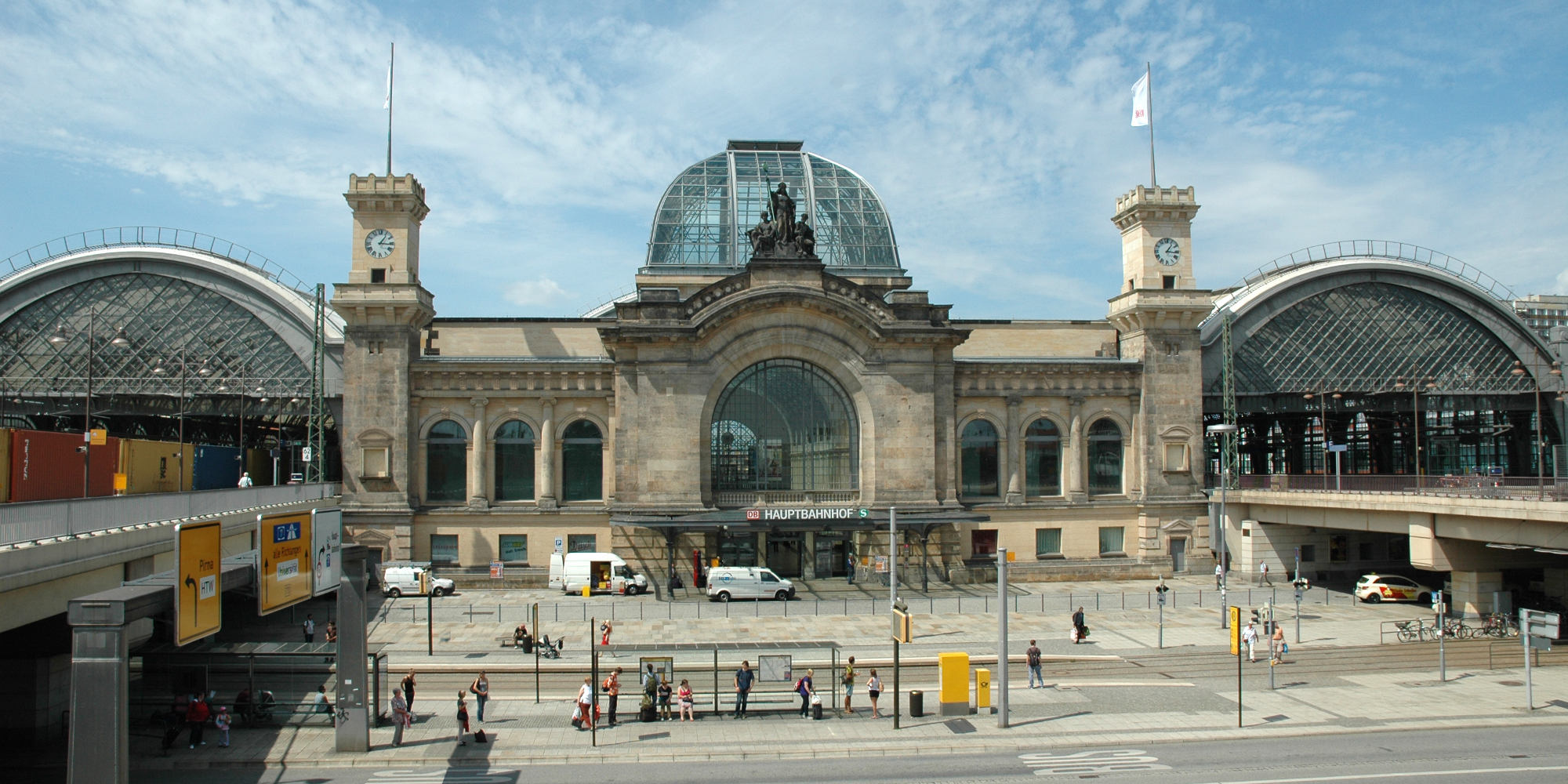 Hauptbahnhof Dresden Osfassade nach Manahmen durch Code of Practice