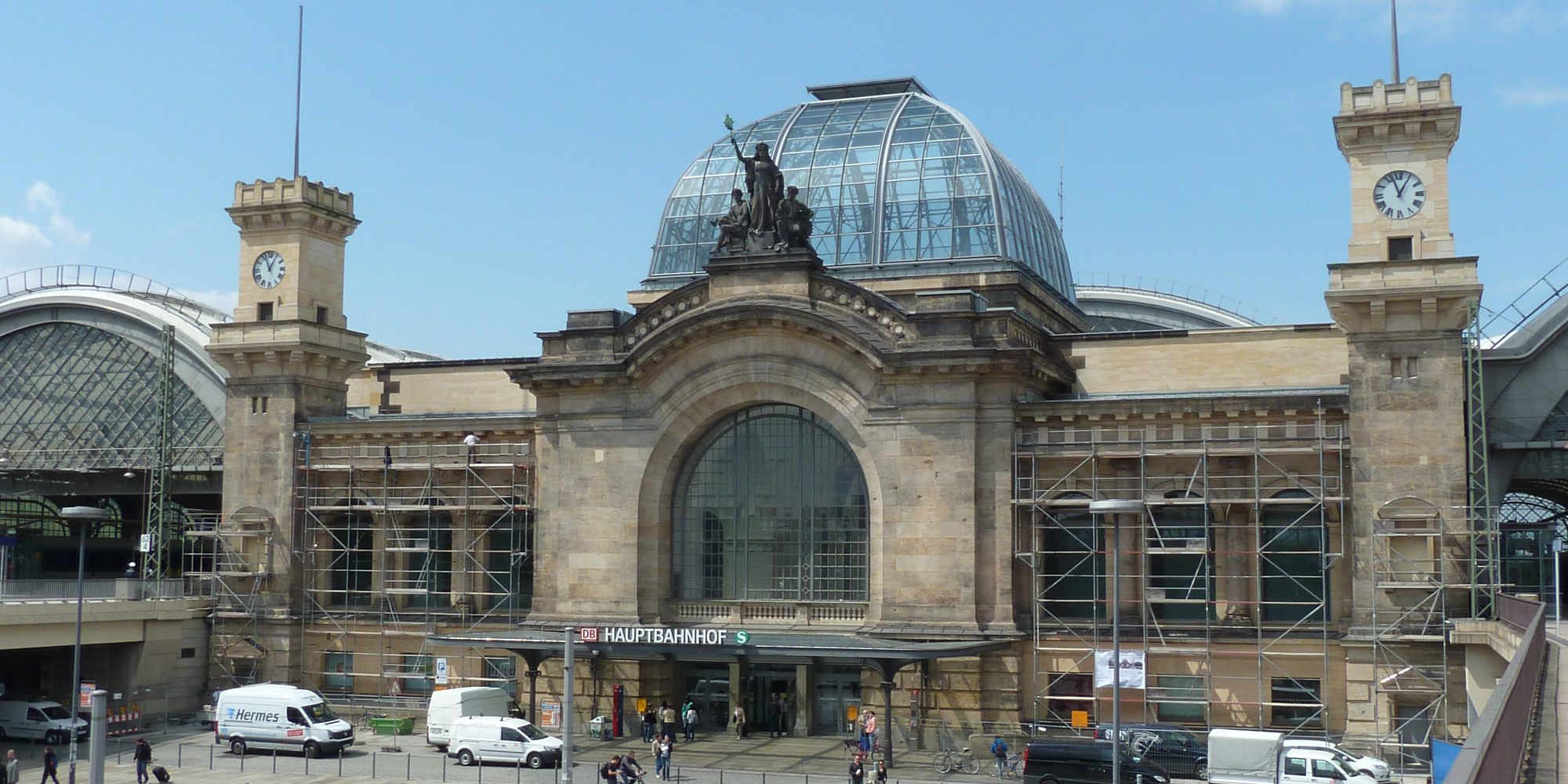 Dresden Main Station East facade